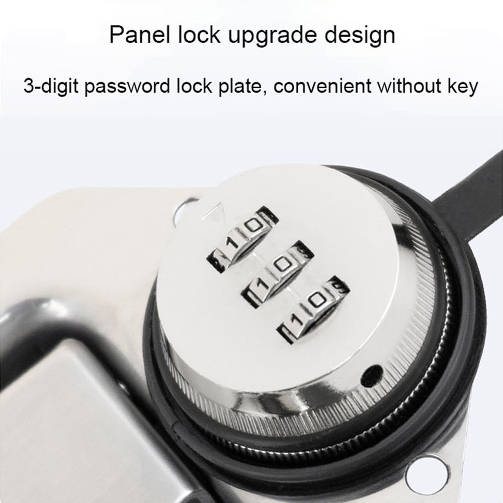 PH8853-3High Toolbox SS304 Paddle Latch Password Plane Lock Keyless Control Cabinet Recessed Handle Combination Locks - Image 7