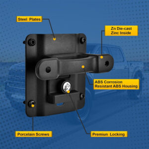 PH12350 Tie Down Anchors Truck Trailer Tie Down Anchors Car Accessories Replace Bed Tie Downs for Truck-4 Pack