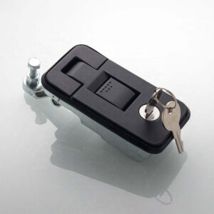 PH8728-A  Square Push-Button Compression Latch - Large ( Black)