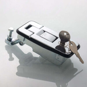 PH8728-A Square Push-Button Compression Latch - Large (Chrome)