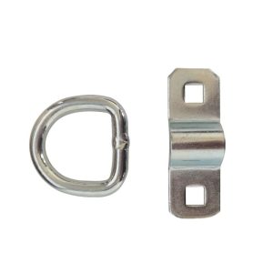 Forged D Ring Pull Ring for Cargo Carriers Parts Zinc Plated Hardware