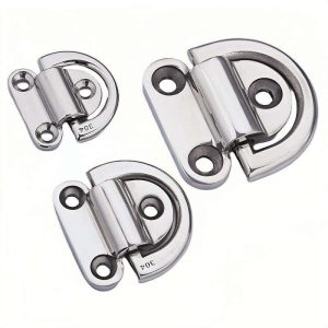 Polished Stainless Steel 304316 D-Ring Pull Handle for Marine Cable Yacht Rope Fixing Carton