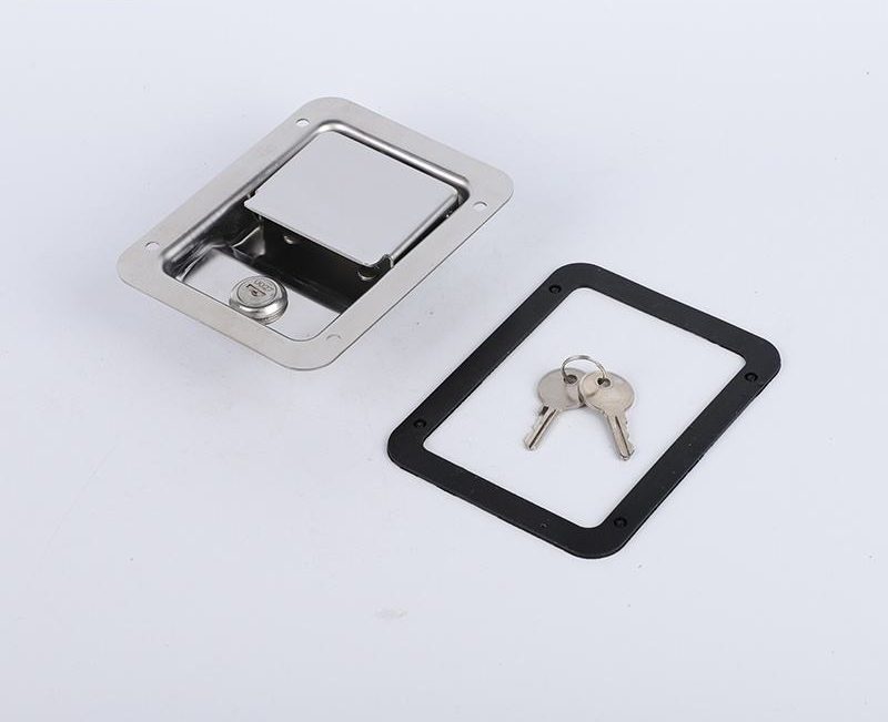 Industrial Stainless Steel 304 Paddle Latch Toolbox Lock for Special Vehicles RV Recessed Handle Truck - Image 7