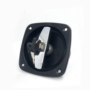 Durable T-Handle Tool Box Lock for Pickup Trucks Truck Accessories with Key Unlock Cargo Trailer Paddle Door Lock Tray for Show