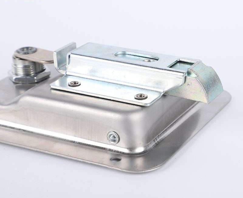 Industrial Stainless Steel 304 Paddle Latch Toolbox Lock for Special Vehicles RV Recessed Handle Truck - Image 4