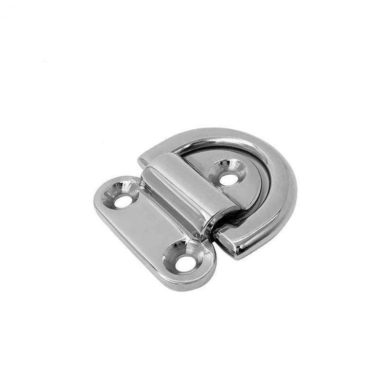 1/4\" Marine Grade Stainless Steel Folding Eyelets-Corrosion Resistant Deck Hardware New Condition with Trailer Hitch Lock Parts - Image 6