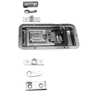 Refrigerated Truck Body Parts 304 Stainless Steel Truck Cabinet Door Handle Box Lock