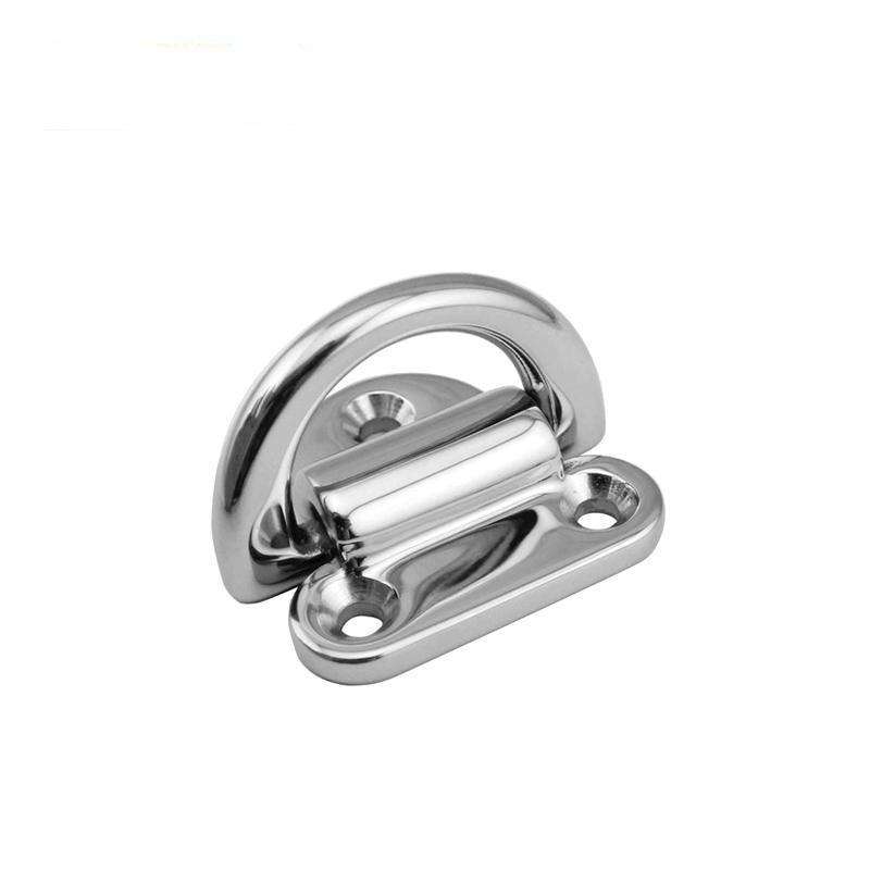 1/4\" Marine Grade Stainless Steel Folding Eyelets-Corrosion Resistant Deck Hardware New Condition with Trailer Hitch Lock Parts - Image 5