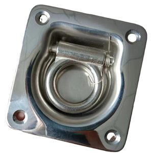 Dry Container Fitting Spare Parts Lashing D Rope Ring 304 Stainless Steel D Rope D-Ring